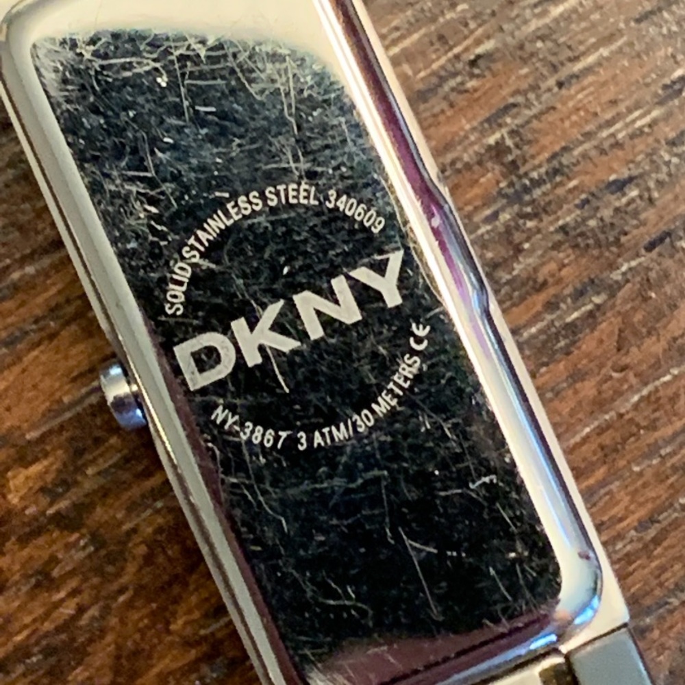 DKNY Slim Rectangular Case Watch - Picture 10 of 14